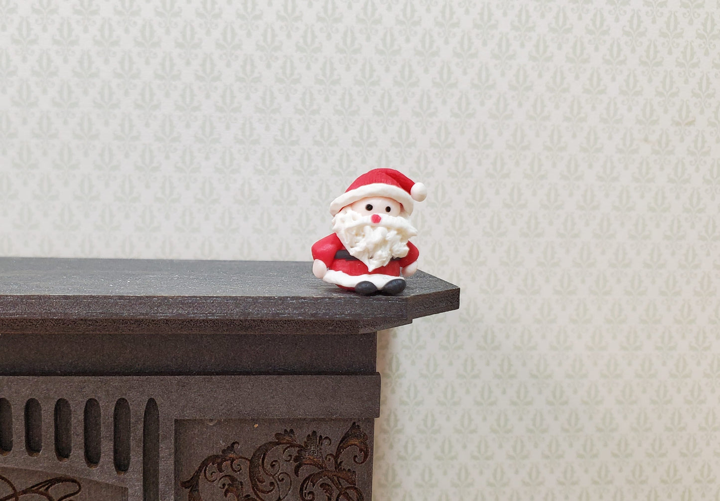 Dollhouse Santa Claus 1:12 Scale Miniature Accessories Toys Decoration Christmas