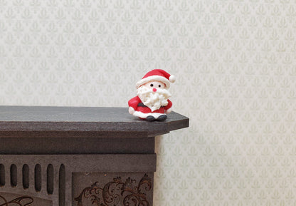 Dollhouse Santa Claus 1:12 Scale Miniature Accessories Toys Decoration Christmas