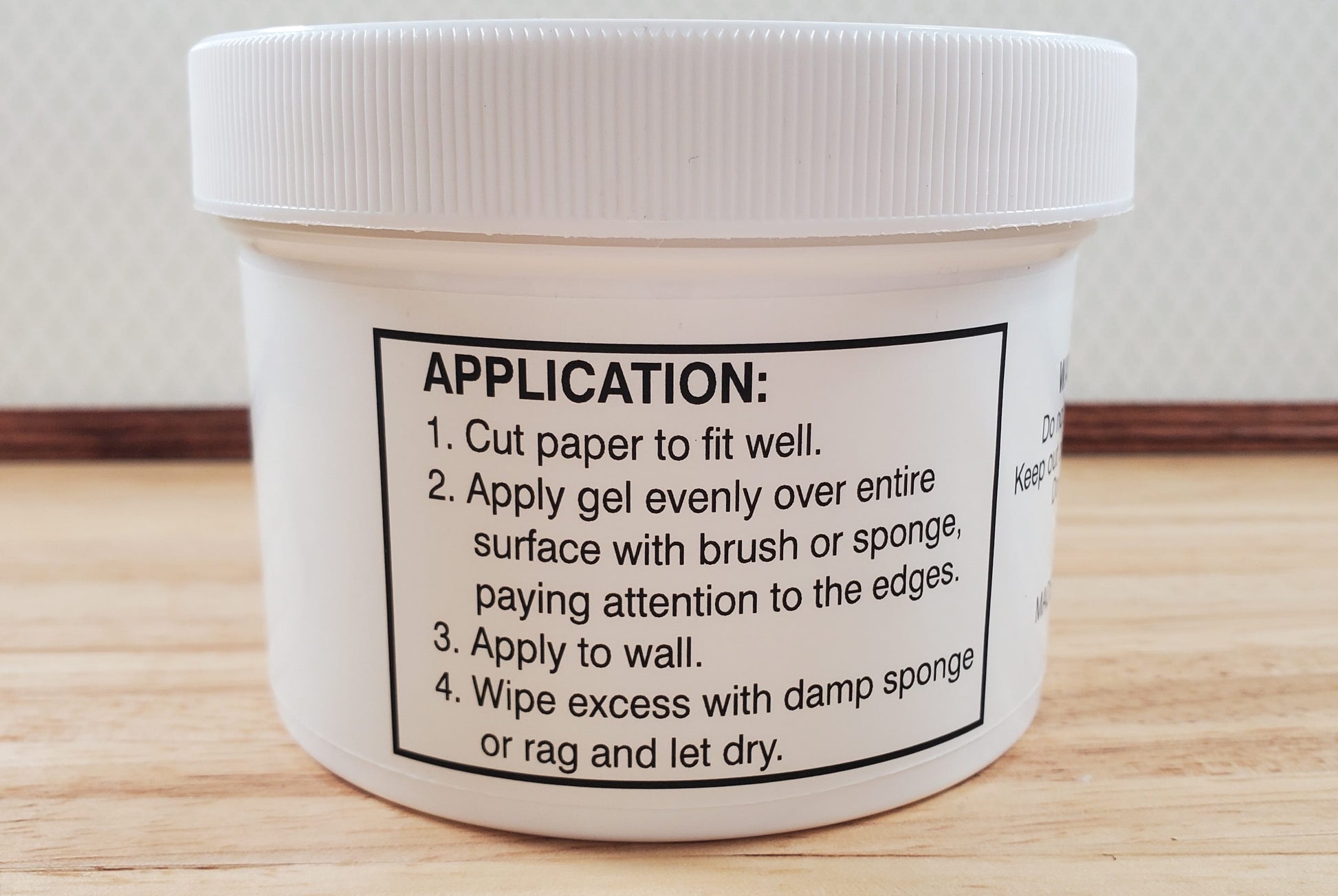 New Creations Dollhouse Wallpaper Paste Gel 10 oz Dries Clear