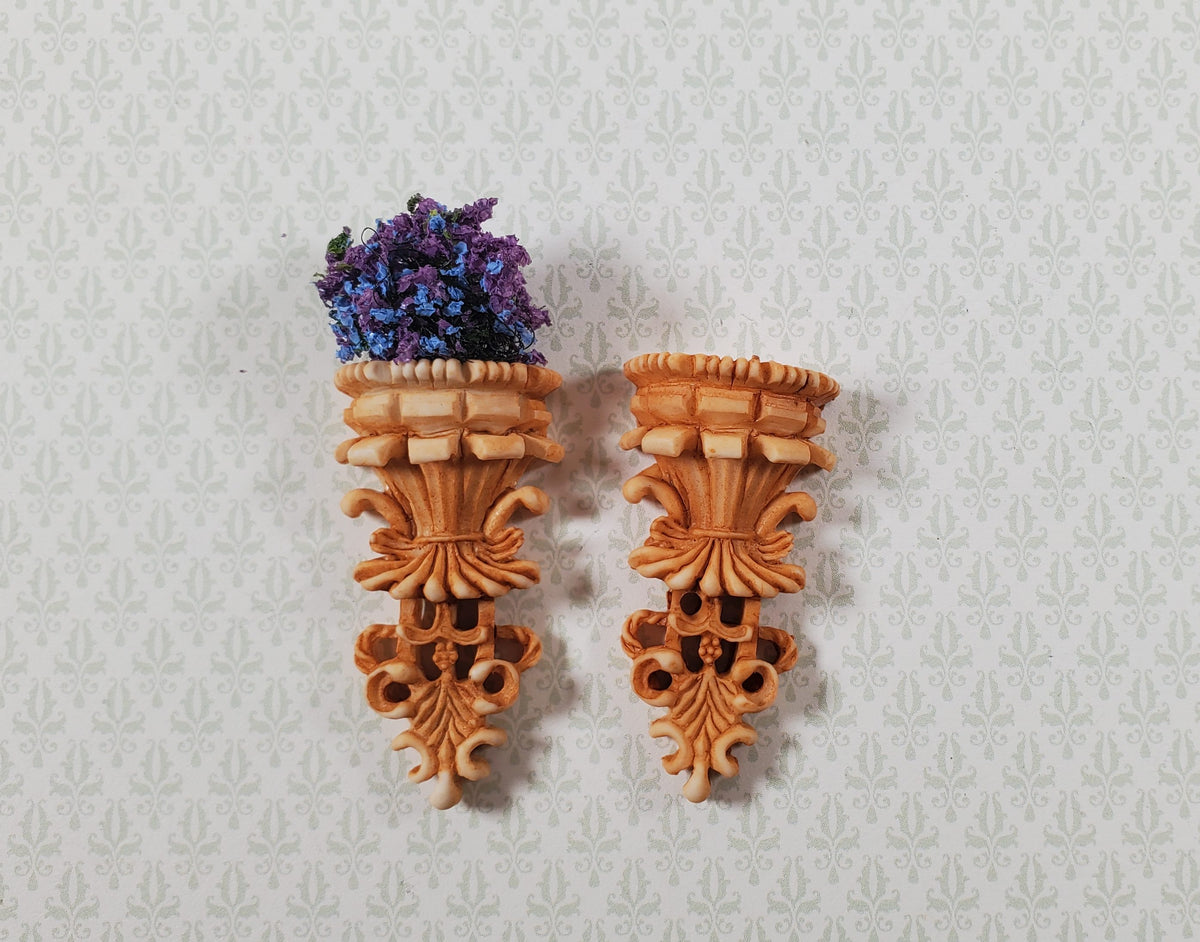 Dollhouse Small Wall Planters Set of 2 1:12 Scale Miniature A4479TN by Falcon