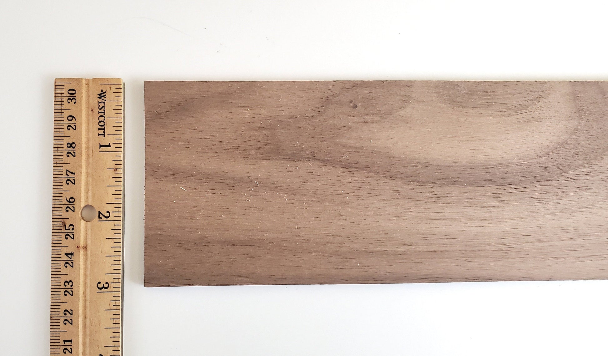 Walnut Wood Sheet Plank 1/8" Thick x 3" Wide x 12" Long Kiln Dried Woodworking