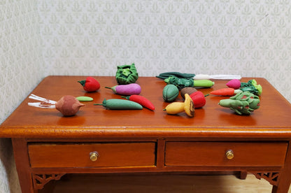 Dollhouse Assorted Fresh Vegetables 1:12 Scale Miniatures Celery Peppers Radish