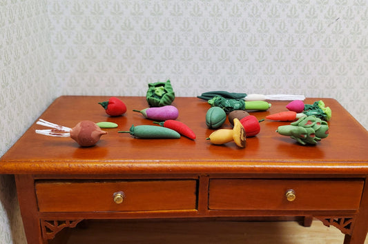Dollhouse Assorted Fresh Vegetables 1:12 Scale Miniatures Celery Peppers Radish