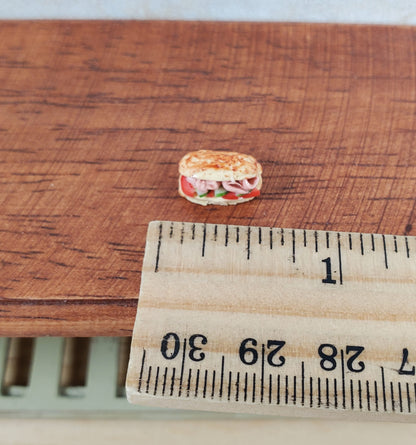 Dollhouse HALF SCALE Subway Sandwich Hoagie 1:24 Miniature Food