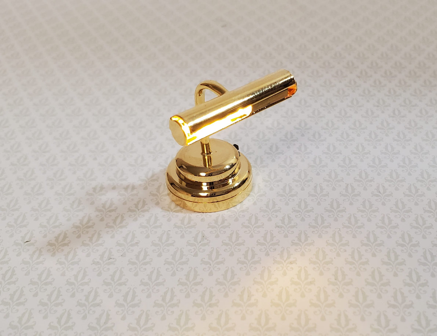 Dollhouse Picture Light or Piano Lamp Battery Operated 1:12 Miniature