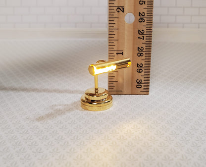 Dollhouse Picture Light or Piano Lamp Battery Operated 1:12 Miniature