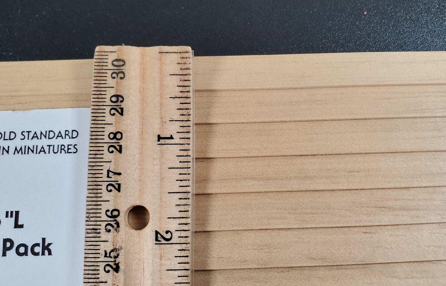 Dollhouse Clapboard Siding Panels 3/8" Lap Wood Paneling x10 Sheets 18" Long