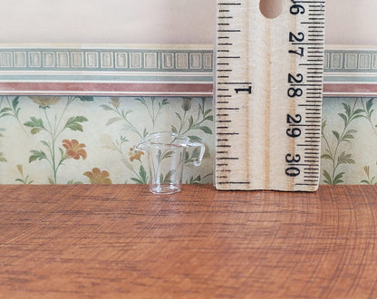 Dollhouse Clear Glass Measuring Cup 1:12 Scale Miniature