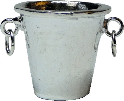Dollhouse Silver Champagne Bucket 1:12 Scale Miniature Kitchen