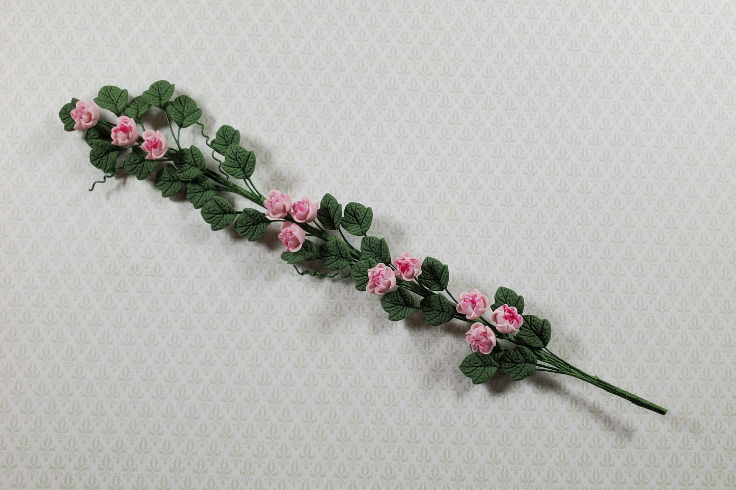 Dollhouse Pink Tropical Flowering Vine 1:12 Scale Miniature Garden Plants