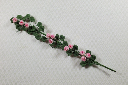 Dollhouse Pink Tropical Flowering Vine 1:12 Scale Miniature Garden Plants