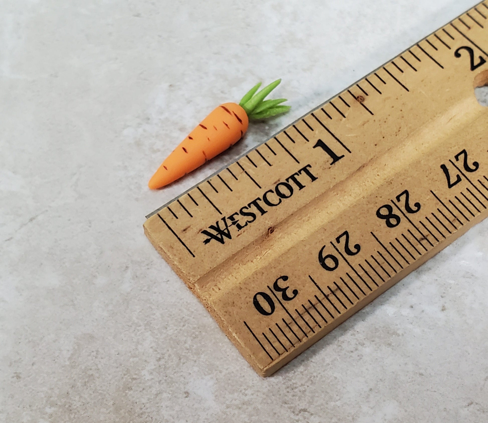 Dollhouse Carrots Set of 5 Vegetables 1:12 Scale Miniatures Kitchen Groceries