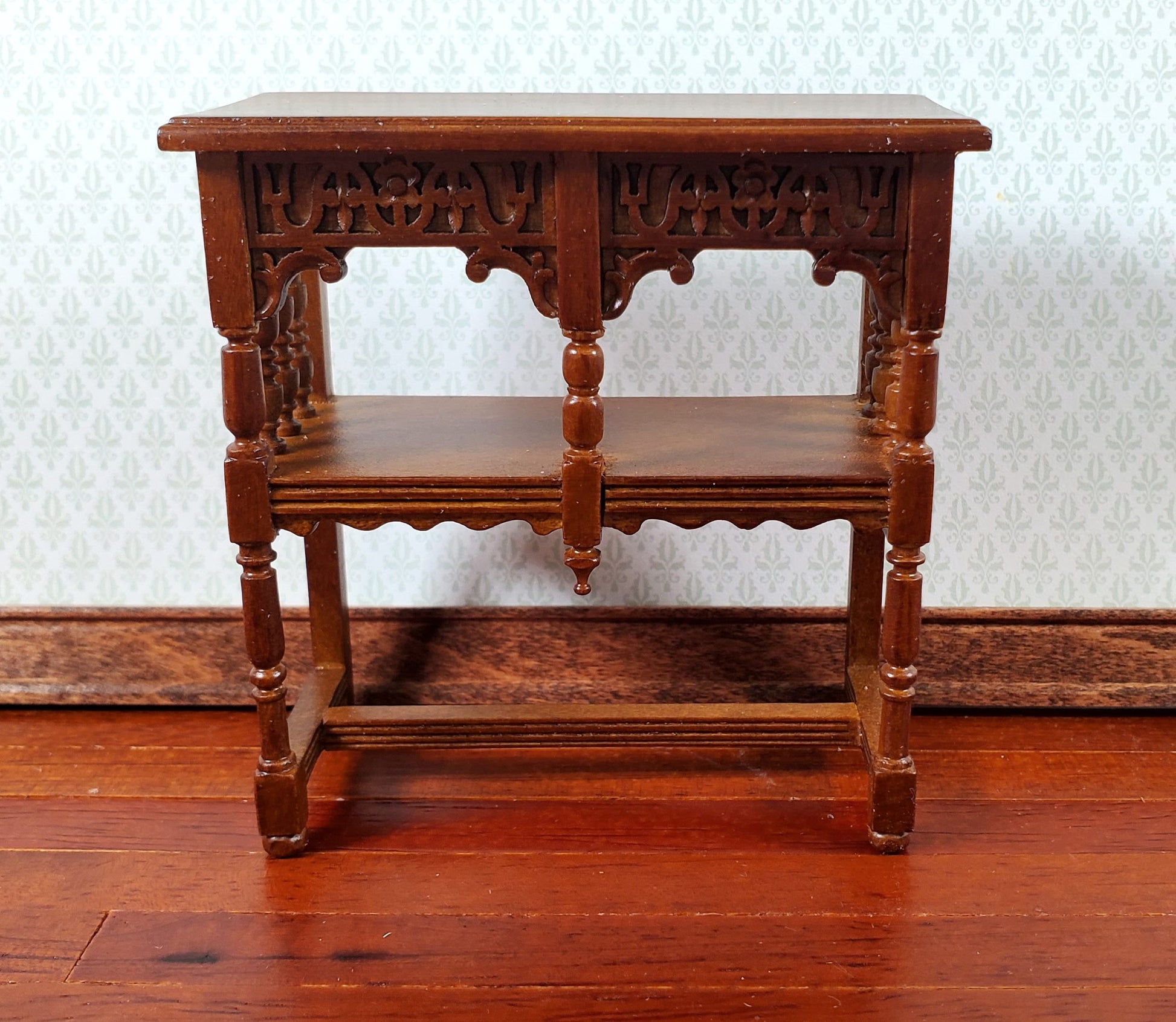 JBM Dollhouse Court Cupboard Tudor Medieval Style 1:12 Scale Miniature Furniture