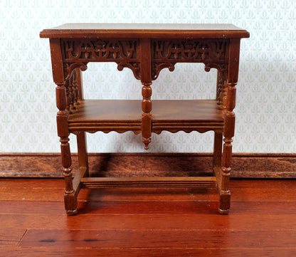 JBM Dollhouse Court Cupboard Tudor Medieval Style 1:12 Scale Miniature Furniture