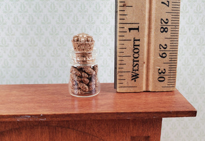 Dollhouse Jar with Tiny Pinecones 1:12 Scale Miniature