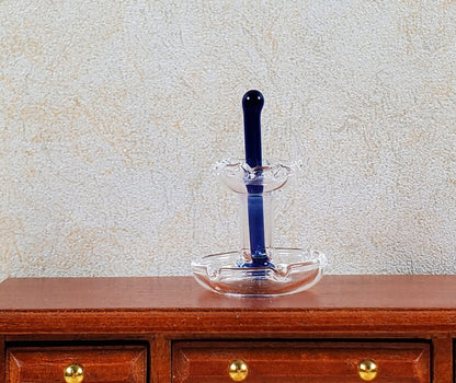 Dollhouse Glass Tiered Serving Tray for Treats or Fruit 1:12 Scale Miniature