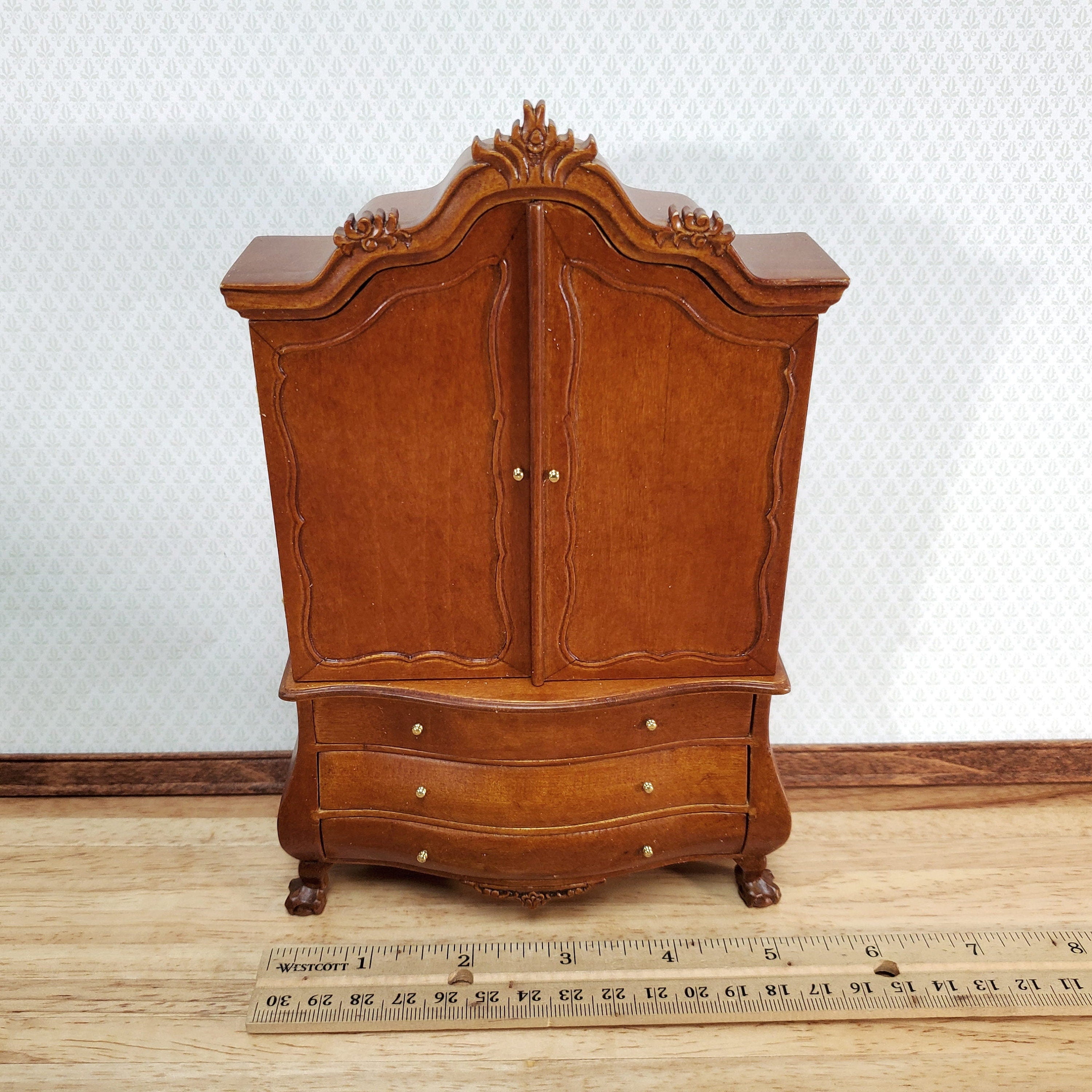 JBM Dutch Baby House Cabinet Dollhouse Large 1:12 Scale Miniature