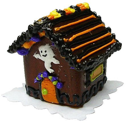 Dollhouse Gingerbread House Halloween Haunt 1:12 Scale Miniature Food Bakery