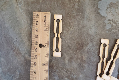 Dollhouse Flat Balusters for Railings Porches 1:12 Scale Miniature 2 1/2"