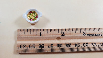 Dollhouse Spicy Corn Side Dish in a Pot 1:12 Scale Miniature Food