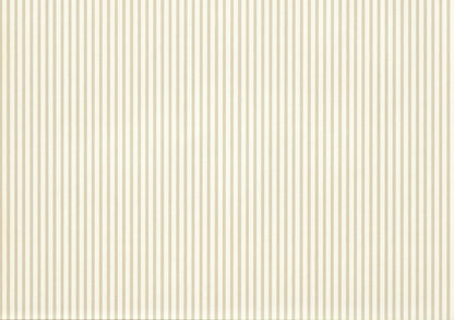 Dollhouse Wallpaper Medium Beige Stripes 3 Sheets 1:12 Scale Miniature