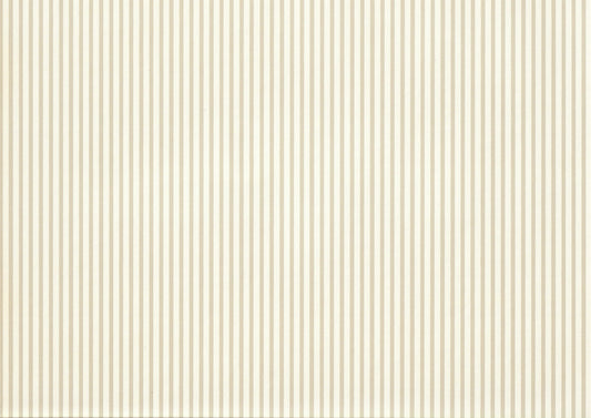Dollhouse Wallpaper Medium Beige Stripes 3 Sheets 1:12 Scale Miniature