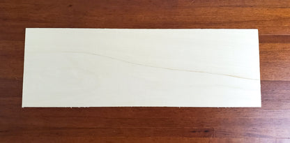 Basswood Sheet Plank Thin 1/16" Thick x 4" Wide x 12" long Kiln Dried Woodworking