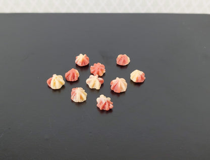 Dollhouse Tiny Cookies Set of 10 1:12 Scale Miniatures Food Groceries Bakery