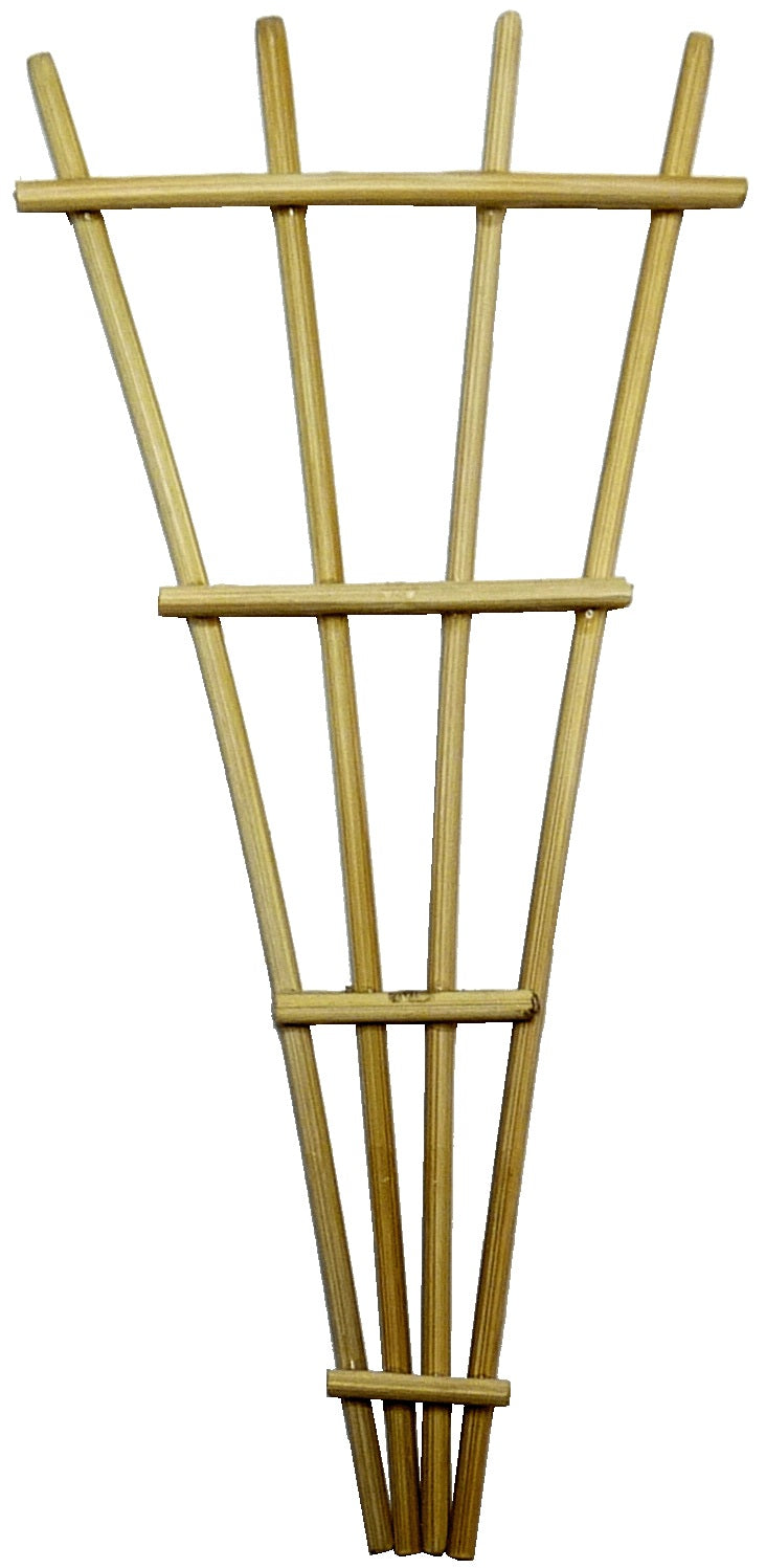 Dollhouse Garden Fan Trellis Natural 1:12 Scale Dollhouse Miniature