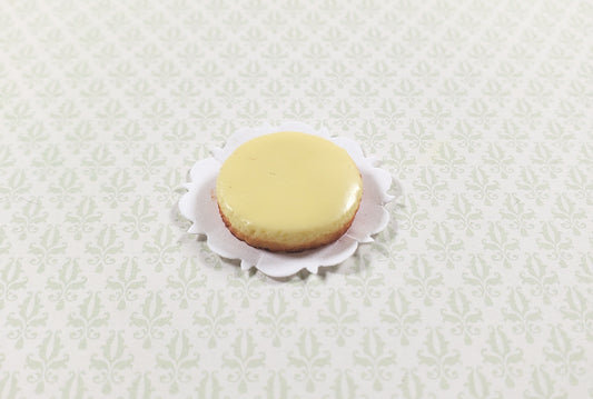 Dollhouse New York Style Cheesecake 1:12 Scale Miniature Food Dessert Bakery