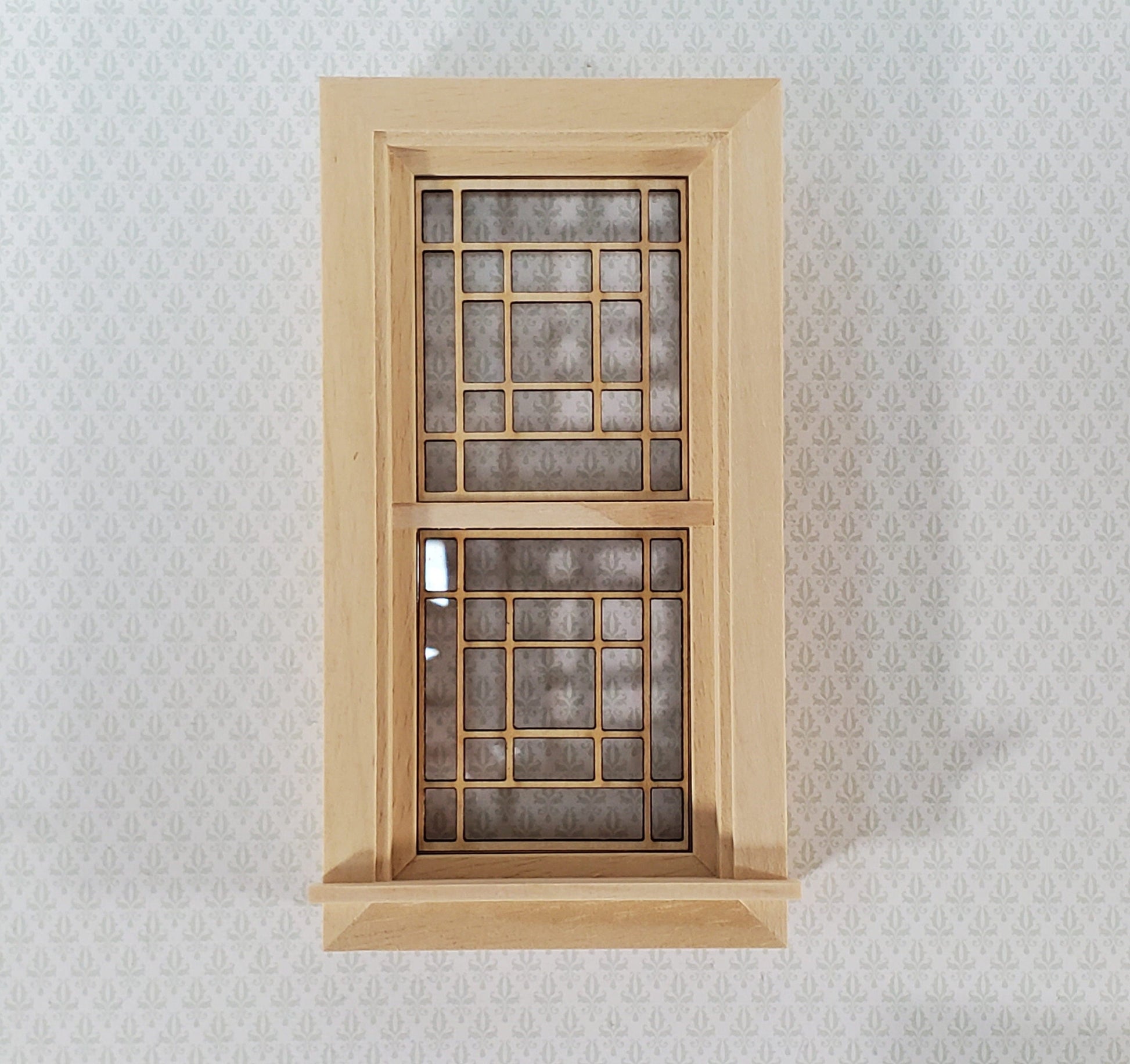 Dollhouse Window Panes Inserts Prairie Style 1:12 Scale Fits Houseworks 5032