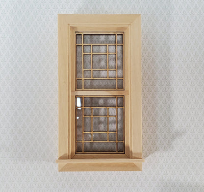 Dollhouse Window Panes Inserts Prairie Style 1:12 Scale Fits Houseworks 5032