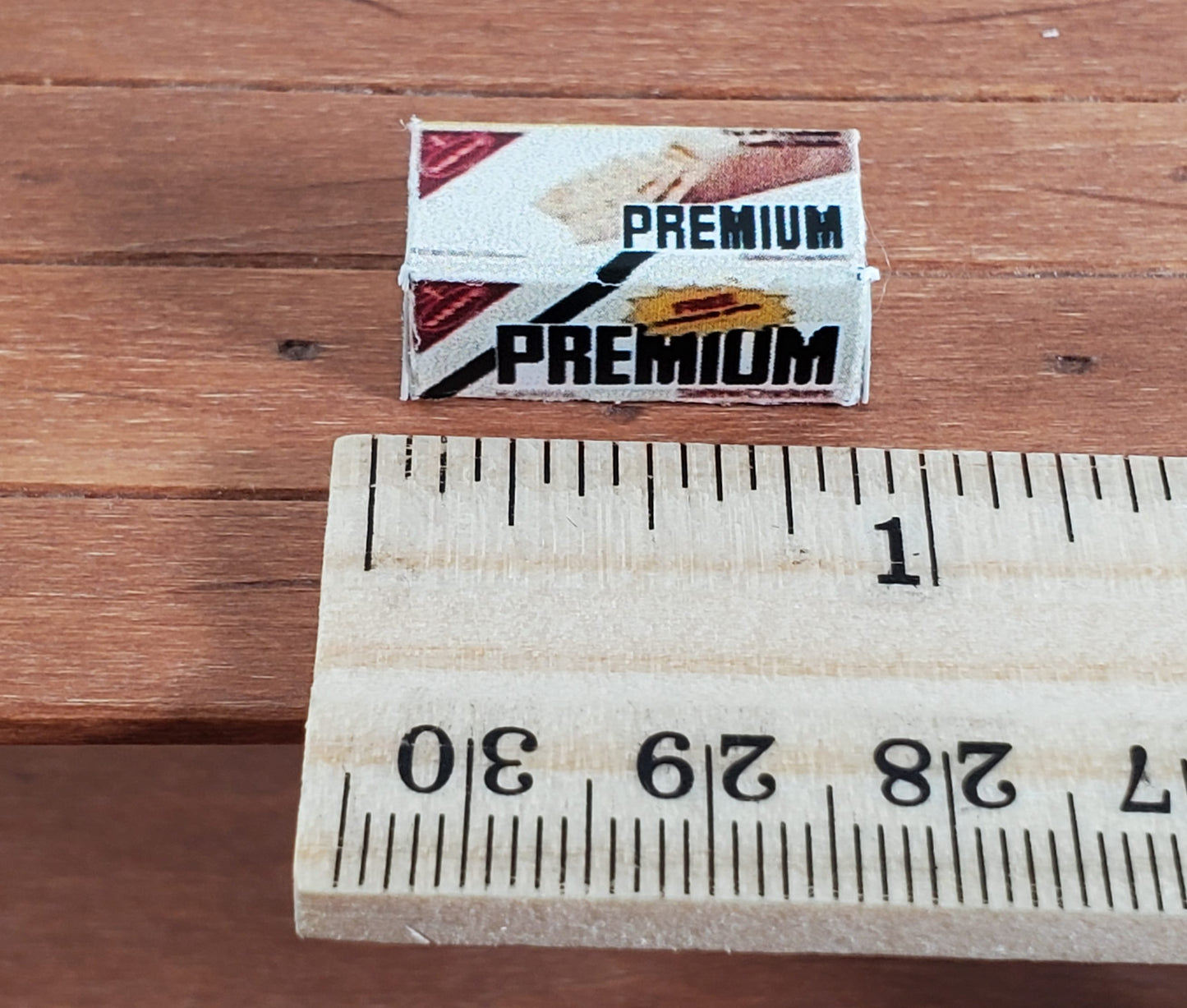 Dollhouse Box of Crackers 1:12 Scale Miniature Food Groceries Modern