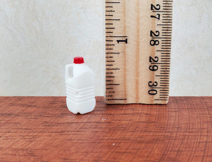 Dollhouse Half Gallon of White Milk 1:12 Scale Miniature Groceries Food Kitchen