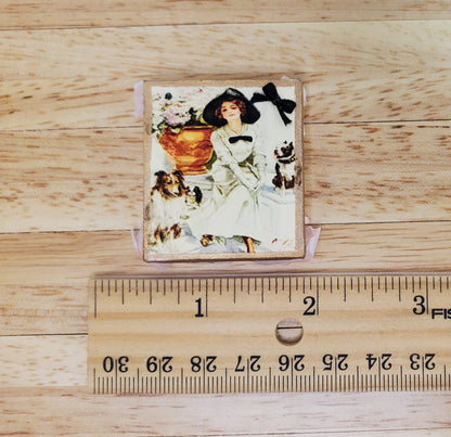 Dollhouse Victorian Corset in Gift Box 1:12 Scale Miniature Decor