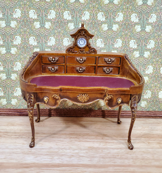 JBM Dollhouse Writing Louis XV Bombe Style Furniture 1:12 Scale Miniature