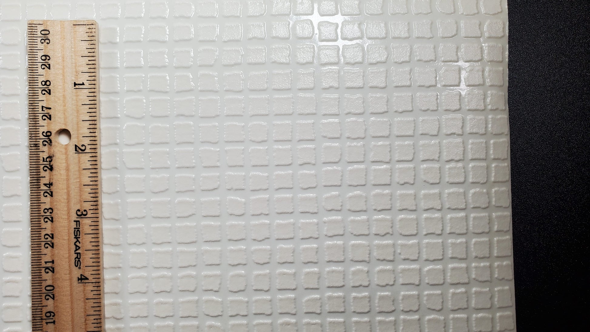Miniature Dimensional Cream Tile Squares Flooring 1:12 Scale Model Scenery
