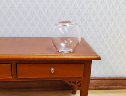 Dollhouse Glass Fish Bowl Medium 1:12 Scale Miniature Decorations Pets