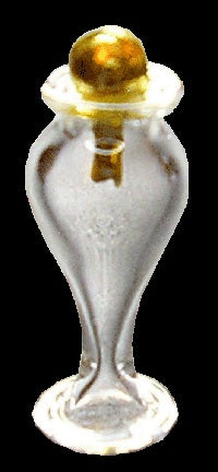 Dollhouse Small Clear Glass on Pedestal 1:12 Scale Miniature Accessories