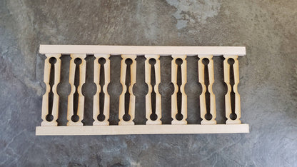 Dollhouse Flat Balusters for Railings Porches 1:12 Scale Miniature 2 1/2"