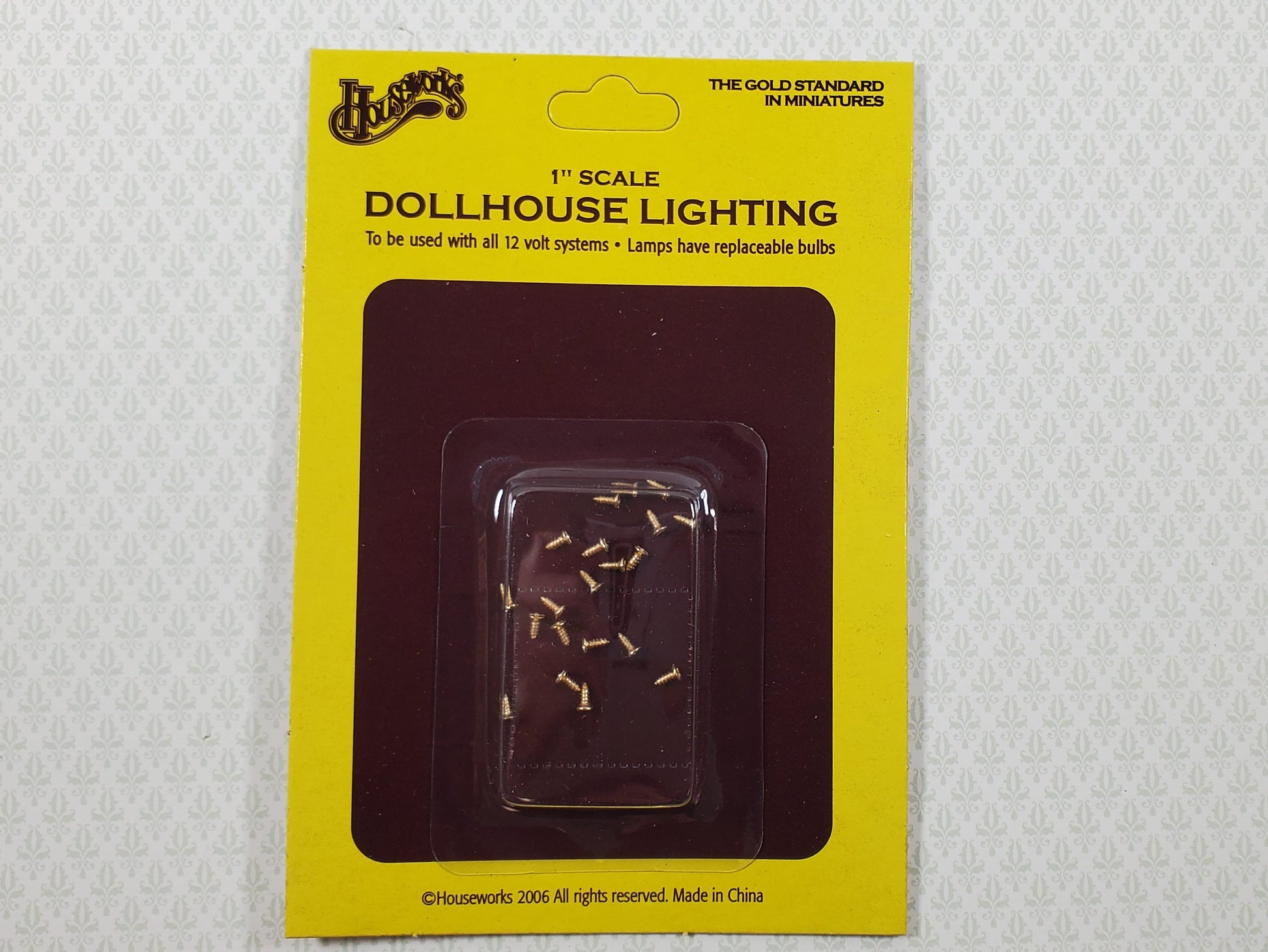 Tiny Brass Screws 20 pc for Dollhouse Miniatures 5/32" long Philips Head HW1106