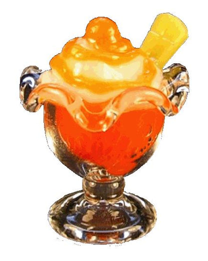 Dollhouse Parfait Sundae Orange1:12 Scale Miniature Food Kitchen Dessert