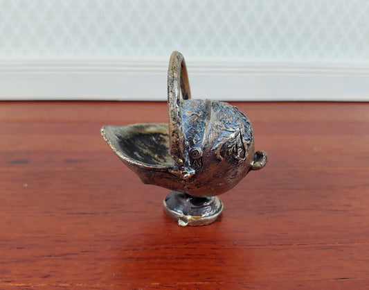 Dollhouse Coal Scuttle Bucket Fireplace Accessory Resin 1:12 Scale Miniature