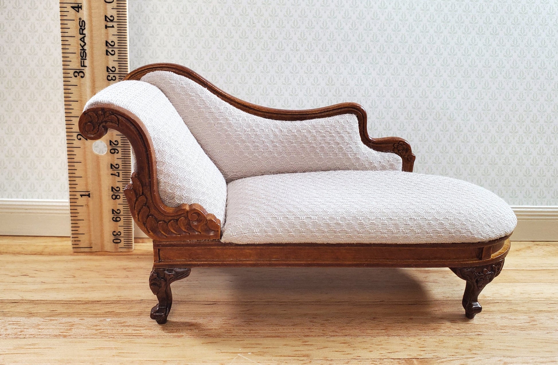 JBM Dollhouse Chase Lounge Sofa French Victorian1:12 Miniature Furniture Couch