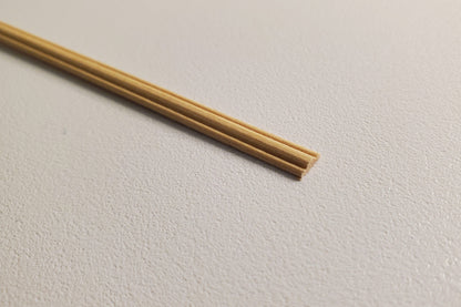 Dollhouse Miniatures Chair Rail Dado Railing 3/16" wide x 18" long 1:12 Scale