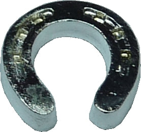 Dollhouse Lucky Silver Horseshoe 1:12 Scale Miniature