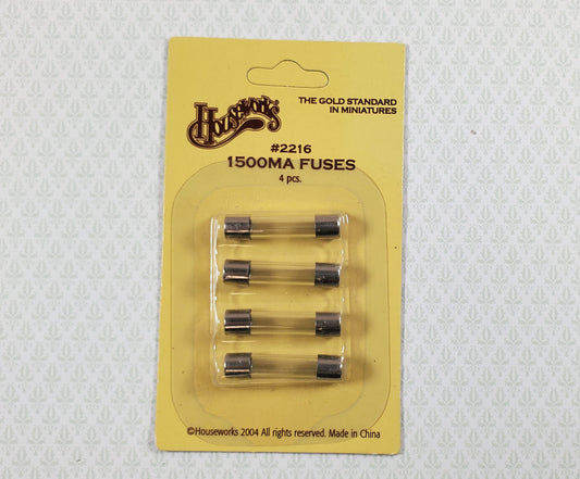 1500 Milliamp Fuses Houseworks 2216 for Dollhouse Power Strips Replacement Part