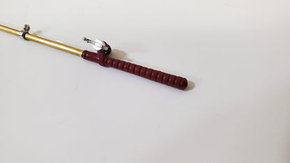 Dollhouse Fishing Rod & Reel Pole 5 1/8" Long 1:12 Scale Miniature Metal