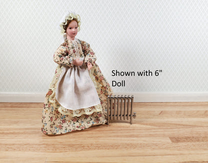 Dollhouse Radiators Metal Set of 2 SMALL Profile 1 3/4" Tall Miniature Accessories