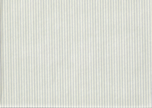 Dollhouse Wallpaper Hazy Blue and White Stripes 3 Sheets 1:12 Scale Miniature
